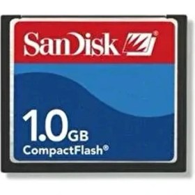 Resim Sandisk PCMCIA-CF Compact Flash Adaptör + 1GB Compact Flash Kart 