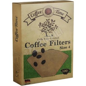 Resim 5 Adet Coffe Time Kahve Filtre Kağıdı No:4 100'lü Çok Renkli 