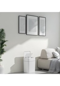 Resim Karen Banyo Otomatik Sensörlü Çöp Kovası Beyaz12 Lt 4147 