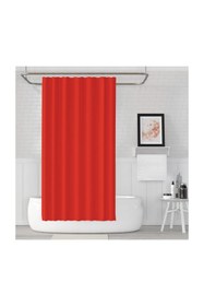 Resim Tropikhome Banyo Perdesi - Tek Kanat Duş Perdesi, Polyester Kumaş Duşakabin Perdesi 180x200 Cm Küvet Perdesi 
