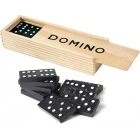 Resim Mena Rise Ahşap Domino Seti 