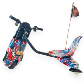 Resim Drift Car Elektrikli Kaykay Drift Scooter Bluetooth Grafity Desenli Kasa 09 