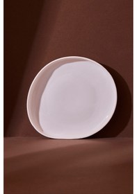 Resim Roma Porselen Tatlı Tabağı 19.4x17.3x3 Cm Beyaz 