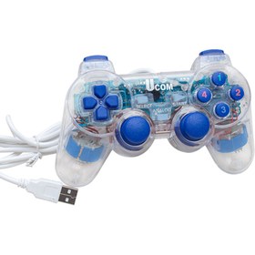Resim Angoravi UCOM-704 DOUBLE SHOCK ŞEFFAF JOYPAD OYUN KOLU (5067) 