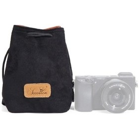 Resim Wondernest Sccotton Astar Darbeye Dayanıklı Dijital Koruma Taşınabilir Slr Lens Çantası Mikro Tek Kamera Çantası Kare Siyah S, Küçük Boyutlu 