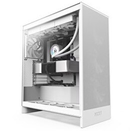 Resim Nzxt H7 Flow(2024) CM-H72FW-01 White Tempered Glass USB 3.2 ATX Mid Tower Kasa 