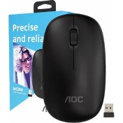 Resim Aoc MS200 Kablosuz Mouse, 1200 Dpı, Sessiz Tıklama, 3 Tuş, Tak-Çalıştır 