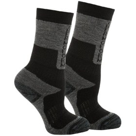 Resim Thermoform Outdoor Çocuk Çorap Siyah 