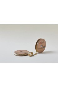 Resim Kahi-zai Biye Saten Katlı 035 Kahverengi 2 cm 25 Metre %100 Polyester 