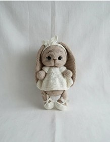 Resim Amigurumi Uzun Kulak Tombik Tavşan 