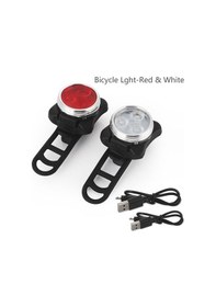 Resim Bisiklet Bisiklet Bisiklet 3 Usb Şarj Edilebilir Işık Lambası Çok Renkli 