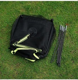 Resim Moly Yeşil 4 Katmanlı Açık Katlanır Kurutma Ağ Sepeti, 92x39cm, 927g, Kamp Balıkçılık İçin Yeşil 