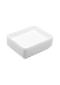 Resim Tek Kullanımlık Mod 2 - 500 Gr. Beyaz Köpük Kase Tabak - 18x13x3 Cm. - 30 Adet Beyaz 