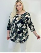 Resim Gulay Style Uzun Büyük Beden Tunik 419962595 Mavi 