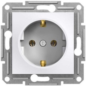 Resim Schneider EPH2970121 Asfora Topraklı Priz Çerçevesiz Beyaz 