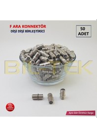Resim F Ara Konnektör - Dişi - Dişi Kablo Birleştirici 50 Adet 