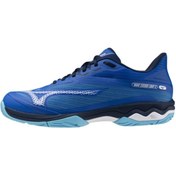 Resim Mizuno Wave Exceed Light 2 AC Erkek Tenis Ayakkabısı Mavi 