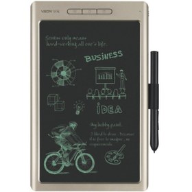 Resim Vson Akıllı Grafik Tableti Dijital Çizim Tableti 8192 Seviye Basınç Hassasiyeti Eşzamanlı Notlar İletim Altın 