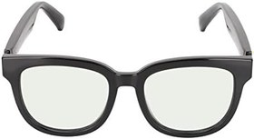 Resim Smart Glasses BT 5.0 Stereo Mavi Işıklı Eller Serbest Aramaları Önler, Entegre Yarı Açık Kablosuz Mikrofonlu Gözlük 