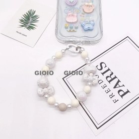 Resim Silver1 Gıoıo Yeni Loopy Çizgi Film Anahtarlık Sevimli Kunduz Arı Bebek Kadın Çanta Kolye Araba Anahtarlık Aksesuarları (Yurt Dışından) 