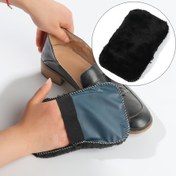 Resim 1 adet/2 adet Peluş Ayakkabı Parlatma Eldiveni, Yumuşak Suni Yün Ayakkabı Temizleme Bezi, Polyester Dokuma Kumaş, Çok Amaçlı Parlatma ve Bakım Aksesuarı, Mobilya ve Zemin Kullanımı İçin 