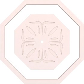 Resim Motifpiyer Tavan Lamba Göbeği 53-Sekizgen-Dış Çıtalı 