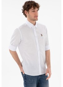 Resim Us. Polo Assn. Erkek Gömlek 50298000-vr013 Beyaz 