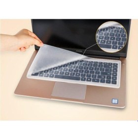 Resim 2 Adet Şeffaf Silikon Notebook Laptop Klavye Koruyucu Anti-toz Ve Su Geçirmez 15,6 Inç 