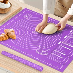 Resim 1 Adet Dayanıklı Kaymaz Hamur Açma Matı - Ölçüleri ile Ekmek ve Pastacılık İçin Uygun, Gıda Sınıfı Malzeme, Mutfak Aksesuarı 