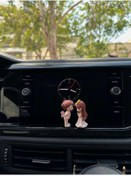 Resim Genel Markalar Sevimli Gelin Damat Araç Torpido Aksesuar Kendinden Yapışkanlı 