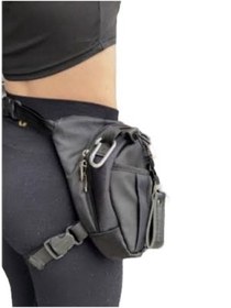 Resim ArMotors MOTORSİKLET BACAK ÇANTASI GRİ - SİYAH ArMb 