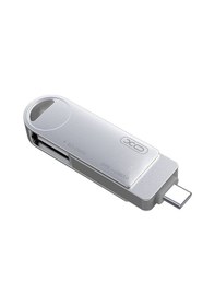 Resim Dk03 64gb 2 İn 1 Flash Bellek Usb 3.0 Ve Type-c Otg Destekli Metal Gövde Telefon Bilgisayar Uyumlu 