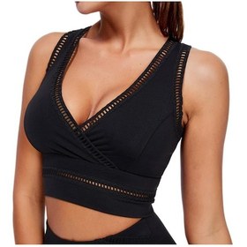 Resim Suntek Kadın Spor Sutyen Siyah 