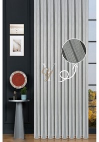 Resim Yasemin Raporlu Çelik Tül Perde V-gold Gold 