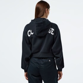 Resim Converse Retro Full-Zip Kadın Siyah Eşofman Üstü 