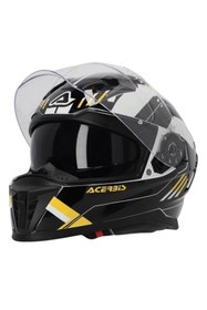 Resim Acerbis X-Way Graphıc Kask Siyah Sarı 