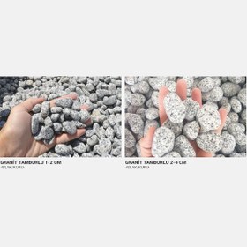 Resim Güzelbahçe 10 Kg Doğal Taş Granit Tamburlu 1-2 cm 