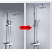 Resim 30cm Duş Uzatma Borusu—Mağazamızın Ürünleri İçin Uygun, Duş Yüksekliğini Artırır, Daha Uzun Duş Başlığı Kaydırıcısı, Banyo Aksesuarı, Kolay Kurulum, Tüm Dört Mevsime Uygundur 