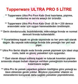 Resim Tupperware Ultra Pro Fırın Kabı 5 Litre Hsgl 