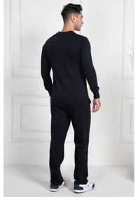 Resim Mecit Pijama Mecit 2763 Erkek Sarı Pamuklu Büyük Beden Uzun Kol Pijama Takımı 