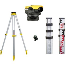 Resim Leica NA520 Optik Nivo Seti Tripod+5 m Mira (20x) 