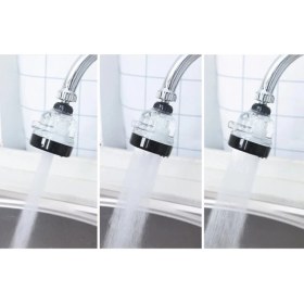 Resim Filtreli Su Tasarruflu 3 Fonksiyonlu Oynar Musluk Başlığı - Şeffaf 