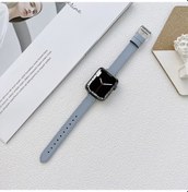 Resim Deri Saat Kordonu iOS Uyumlu Watch Ultra 49mm-watch Ultra 2 49mm / Seri 9-8-7 45mm / Se 3-se 2-6-se-5-4 44mm / 3-2-1 42mm 