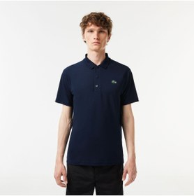 Resim Lacoste Sport Erkek Regular Fit Lacivert Polo 