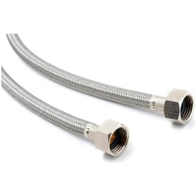 Resim Gms 3-8 Dişi Çelik Klozet Bağlantı Flex Hortumu Spirali 50 Cm 2 Adet 