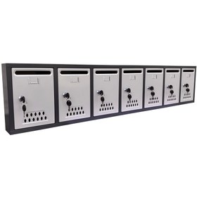 Resim veta metal Posta Kutusu 7'li-Antrasit-Gri 