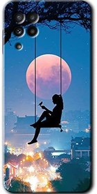Resim MRCİLETİSİMmrc-177625 Yalnız Kadın Kılıf Kapak Hayalet Ekran Yandan Gözükmez Samsung Galaxy M22 ile uyumlu 