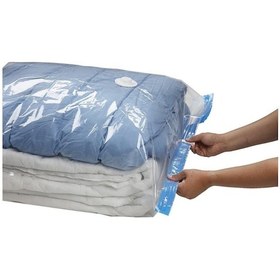 Resim 3 Adet Vakumlu Poşet Seti 60 Cm X 80 Cm Orta Boy Yastık, Elbise Vakumlu Hurç Şeffaf 