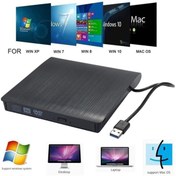 Resim TechTic DVD Yazıcı Cd Okuyucu Harici Dvdrw USB 3.0 Harici 