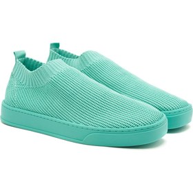 Resim Desa Kadın Yeşil Çorap Sneaker 